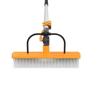 Sistem manual cu perie pentru curatat panouri fotovoltaice si geamuri la inaltime, BRENET, cu coada telescopica de 7.5m, latime 35 cm - imagine 3