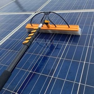 Sistem manual cu perie pentru curatat panouri fotovoltaice si geamuri la inaltime, BRENET, cu coada telescopica de 9 m, latime 55 cm - imagine 5