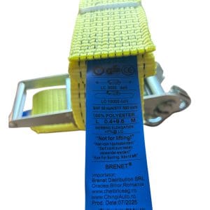 Chinga ancorare 10 Tone, 10 Metri, Latime 75mm, Galbena - imagine 5